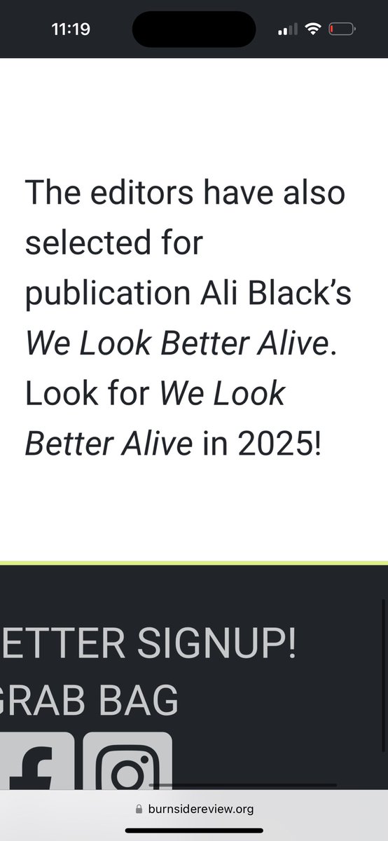 Excited to announce my debut full-length collection of poetry is forthcoming from Burnside Review Press in 2025! 📚🎉