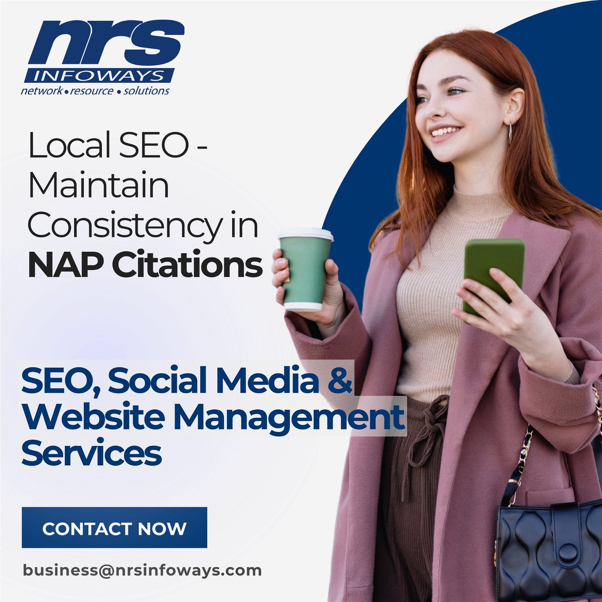 Local SEO - Maintain Consistency in NAP Citations

NAP (Name, Address, Phone Number) consistency is a fundamental aspect of local SEO. 

We can help
Lets discuss business@nrsinfoways.com
#localseo #napconsistency #onlinelistings #digitalsolutions #nrsinfoways #seo