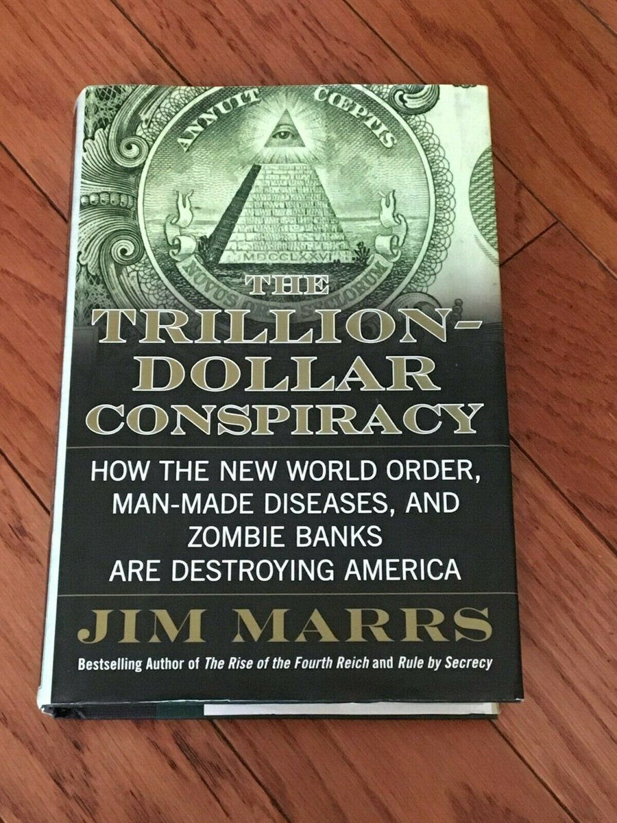Jim Marrs covers a lot of different topics in The Trillion-Dollar Conspiracy. Well researched material with plenty of references for doing more research. If you're new to conspiracies, this is the book to start with. Read it, be outraged, be prepared: amazon.com/Trillion-Dolla… #ad