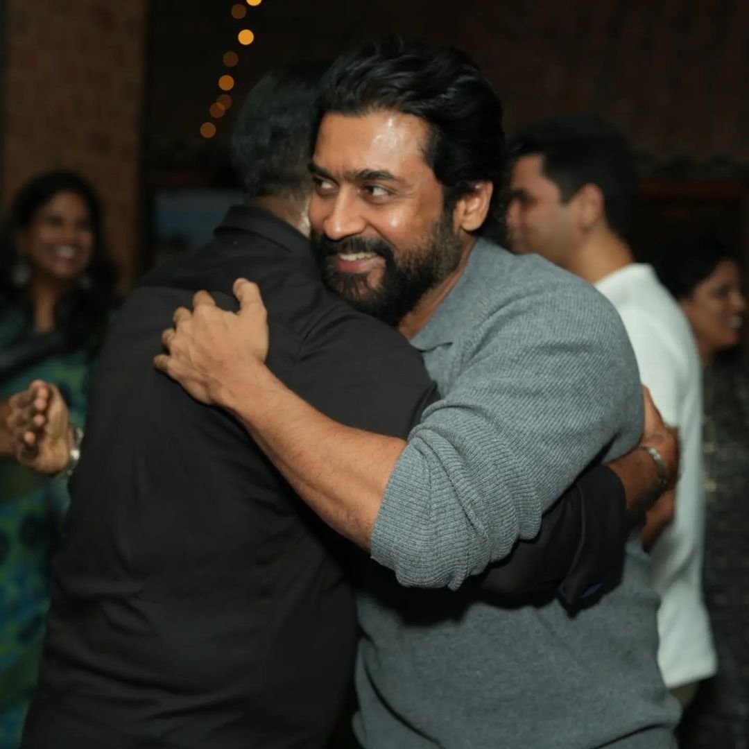 • Pictures Of @Suriya_offl From His Friend's Birthday Party ❤️ | #Kanguva