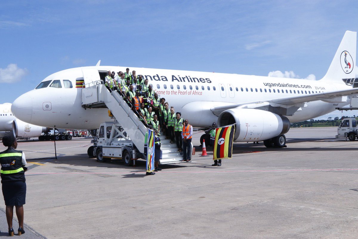 The @UG_Airlines has signed a short-term lease agreement with Global Airlines based in Johannesburg, South Africa to enhance its operational efficiency as some of its aircraft proceed on scheduled maintenance. #UGCitizenUpdate #OpenGovUg