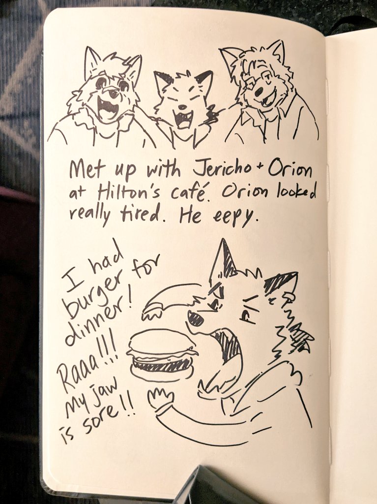 My FWA Diary, pages 2 & 3 Met up with some friends!
