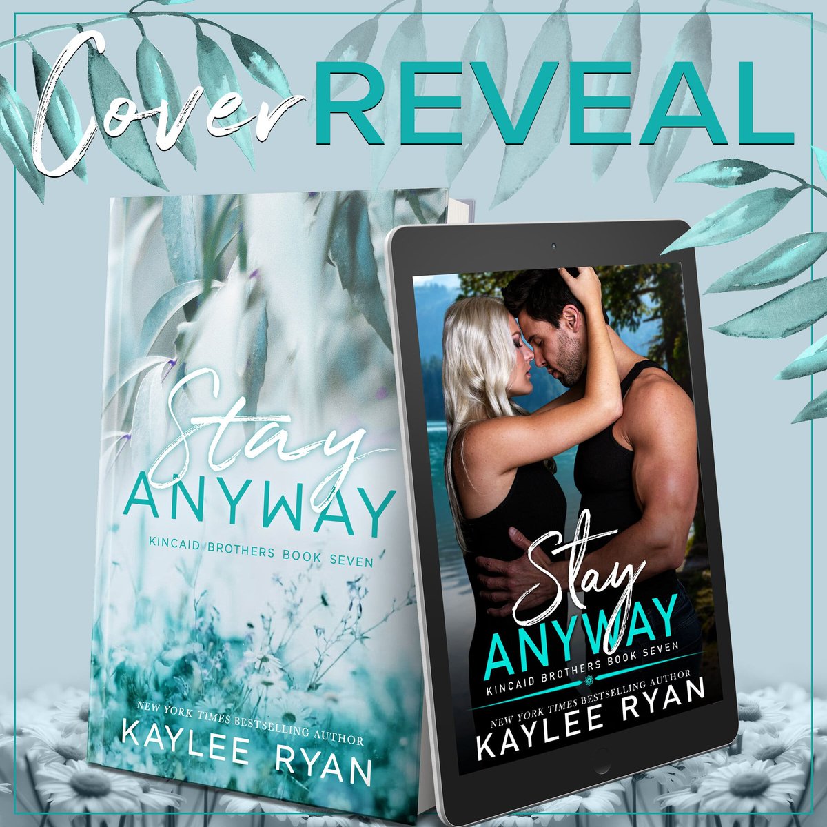 #COVERREVEAL #PREORDER A fresh start in a small town seems like a good idea, until a handsome stranger shows me a little kindness and has me feeling things, I thought I’d never feel again… Stay Anyway by @Author_K_Ryan #KincaidBrothers amzn.to/48kQQop @GiveMeBooksPR