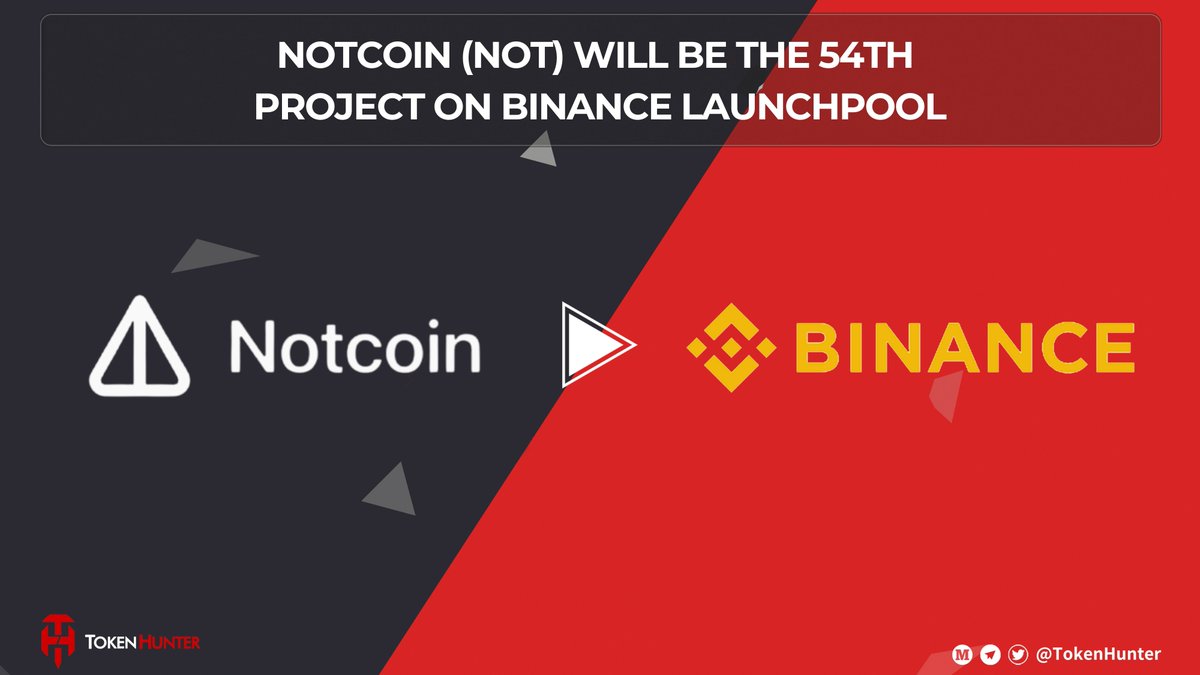 🚀@theNotcoin (NOT) will be the 54th Project on @Binance Launchpool‼️ ⏰Farming Dates: May 13-15 💰BNB Pool Daily Rewards: 873M NOT 💎Initial Circulating Supply: 102.7B NOT 👉Learn more: binance.com/en/support/ann…