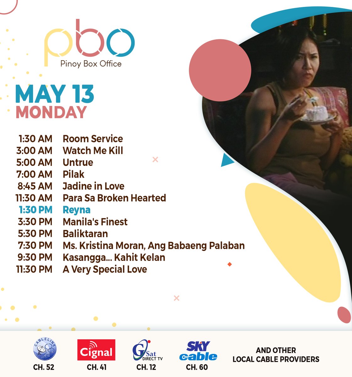 Beauty pageants ang sagot para maibalik ang confidence! Suportahan natin ang 𝗥𝗲𝘆𝗻𝗮 bukas ng 1:30 PM sa PBO. Bisitahin ang aming website: pbo.com.ph #PBOSchedule #PinoyBoxOffice #UnaKaRito