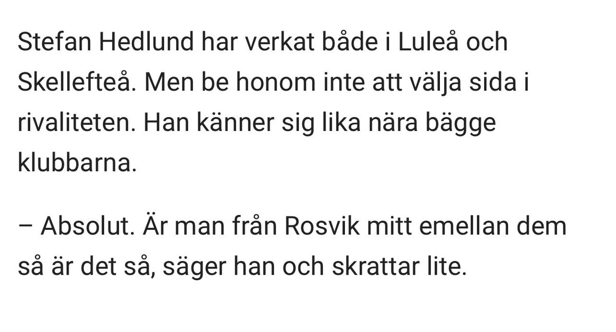 Är Rosvik mitt emellan Luleå och Skellefteå så är Luleå mitt emellan Oulu och Los Angeles…