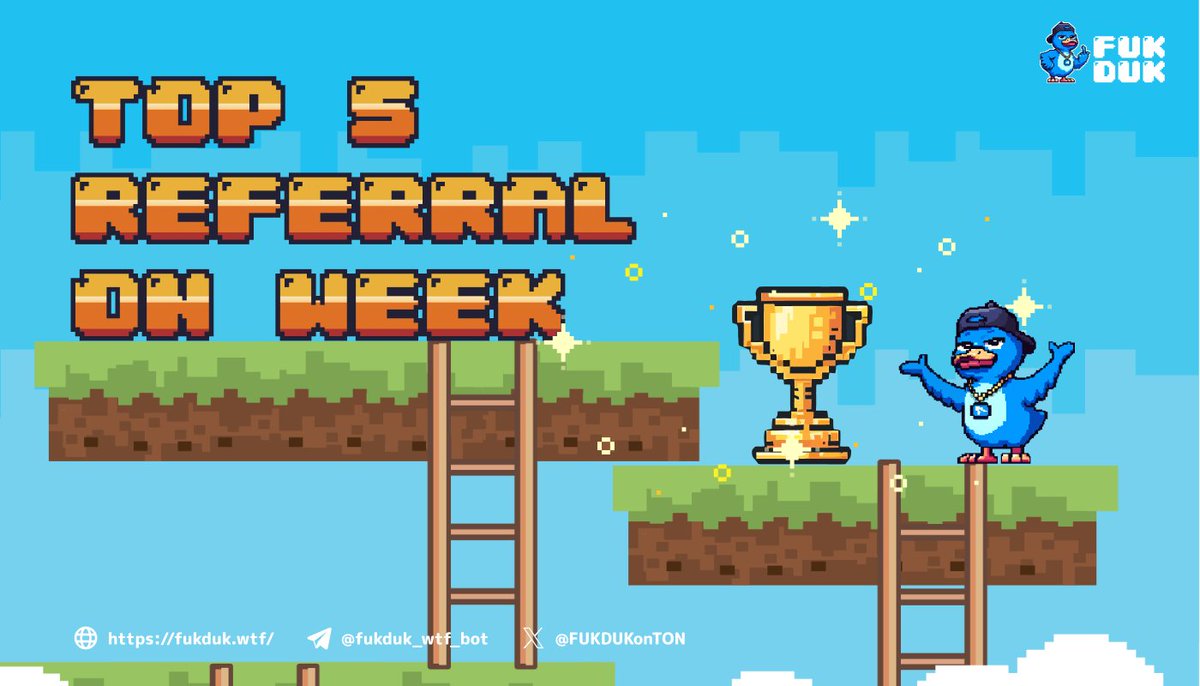 FUKDUKonTON's tweet photo. 🚀 Calling all DUKers! 🚀
Get ready to rev up for Invite Battle Season 1!
🏎️ Top 5 referrers each week zoom off with HUGE rewards!
🥇30 $TON
🥈15 $TON
Top 3-5: 10 $TON
 
💰 Plus, 20 lucky DUKers receive 5 $TON with 100 Frens referral! 🤩
LFG: https://t.co/ohLSb4Zstf

End Date: May 15, 2024!
Let's dominate the Battle, FUK DUK! 🎮
#FUKDUK #TON $FUDU 🚀