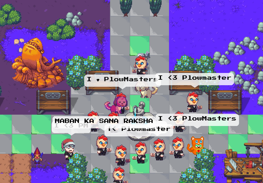 PlowMasters's tweet photo. Another day another grind for @PixelixirEth all of our whitelist members, scholars, and land scholars.

We're spreading great positivity all across Terravilla and the lands we step on to.

#PlowMasters
#Pixels https://t.co/3a6QtKy9en