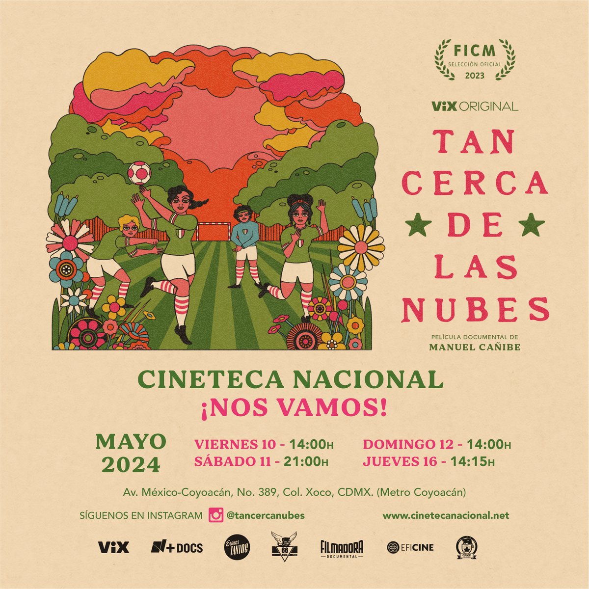 Últimas funciones de Tan cerca de las nubes en la <a href="/CinetecaMexico/">Cineteca Nacional</a> ¡Nos vamos!