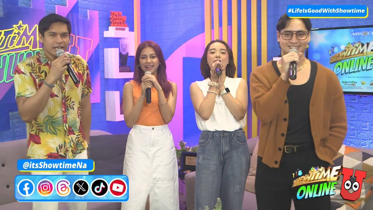 jmcarcoochie's tweet photo. Hey, hey, hey! Happy Friyey, Madlang People! Life is really good with our @itsShowtimeNa fam, kaya arat na sa pinakamasayang FUNanghalian! π«Άπ»
Hello sa ating SOU Squad today, @wize_estabillo @themariellemoon @sheenabofficial and #DanDelgado!
#LifeIsGoodWithShowtime πππ«Άπ»πβοΈ https://t.co/ExsqCYJTEd