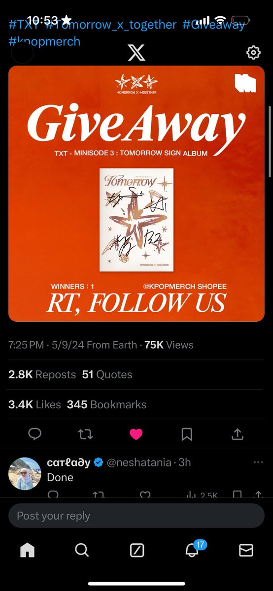 iPhone014242905's tweet photo. @KpopmerchShopee done!! https://t.co/HlPcx62qbi