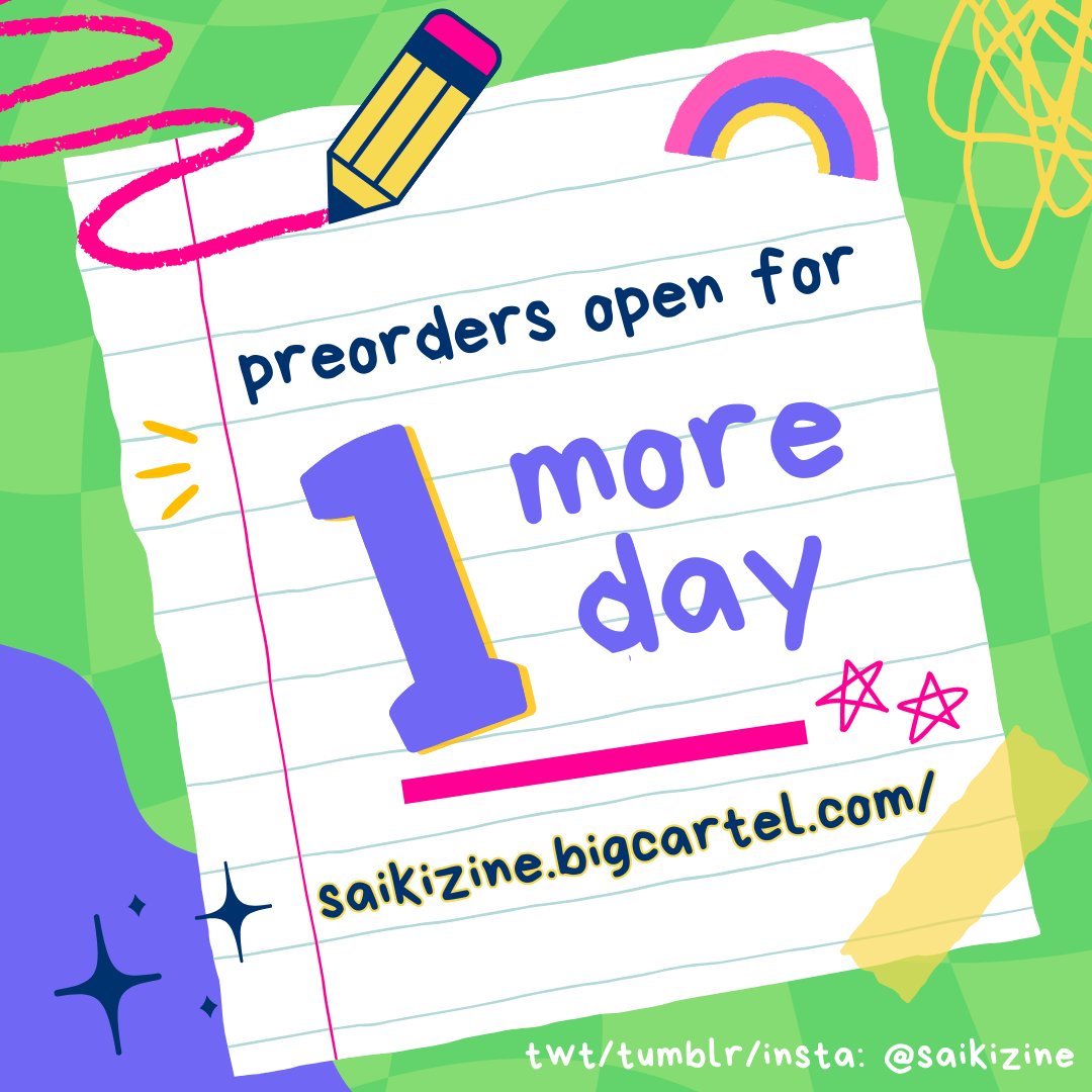 saikizine's tweet photo. ✨☕️Coffee Jelly: A Saiki K Zine - SHOP OPEN☕️✨

Our zine store will be open for only ONE MORE DAY! Get your bundle soon!! 🎉

PREORDER PERIOD: APRIL 20TH, 2024 to MAY 27TH, 2024

SHOP: https://t.co/Cq7oiQeuBH https://t.co/gRsBq3w4S2