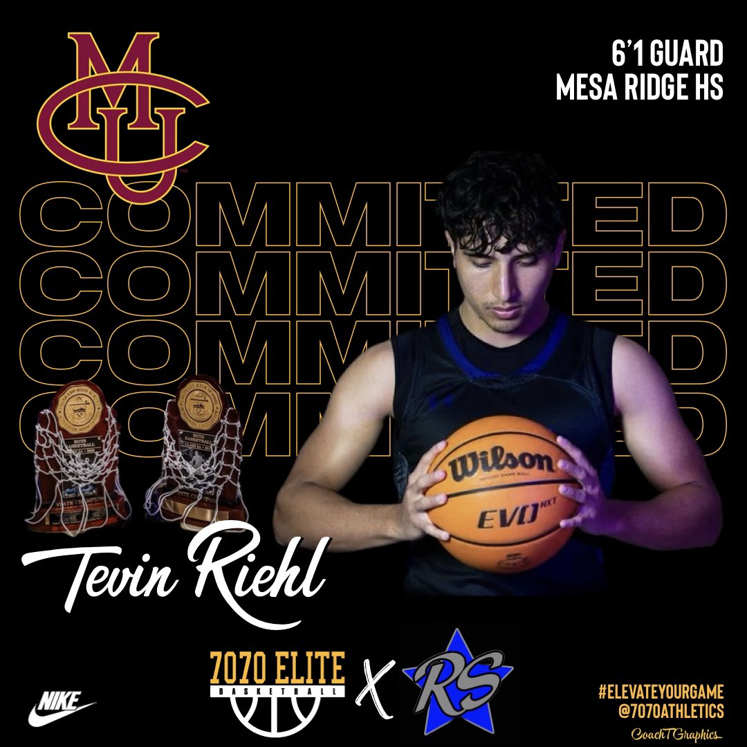 Congratulations to @Tevin_Riehl on the announcement of his commitment to @CMUMavsMBB!!

S/O to @CORisingStars1 for developing a special one! 

Thanks to our Director & 2025 Elite HC @CoachThomas_11 for the graphics! 

#ElevateYourGame | #WeComin | #LoyalToTheSprings