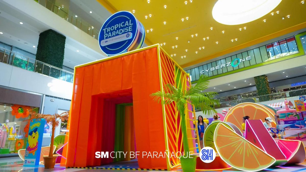 Chill with your besties here at Tropical Paradise at @SMCityBF and #GetHypedAtSM as you experience the colors and magic at Huetopia summer hangout spots where larger-than-life experiences await! ☀️ See you all here! ✨ #SummerHangoutAtSM #EverythingsHereAtSM