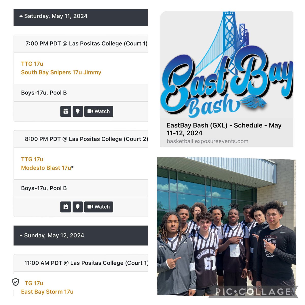 Looking forward to our Boys competing in the East Bay Bash‼️🏀🏀 @Lydellf_ @Jaleel10jackson @DonyellBookerJr @DalenDayday @DonyellBooker @ReginaldFelder4 @Pdouble_33 @fallout_u @WCEBball @damienburks4 @wendell_ware