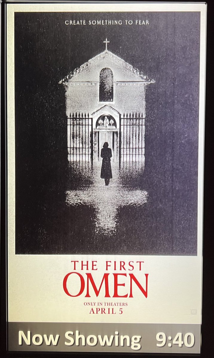 I caught up with THE FIRST OMEN and was extremely impressed! This is a beautifully crafted movie with a fantastic lead performance. Nell Tiger Free is a movie star! This is one of the best prequels. I look forward to seeing what Arkasha Stevenson does next.🎬🎞️ #TheFirstOmen ⛪️