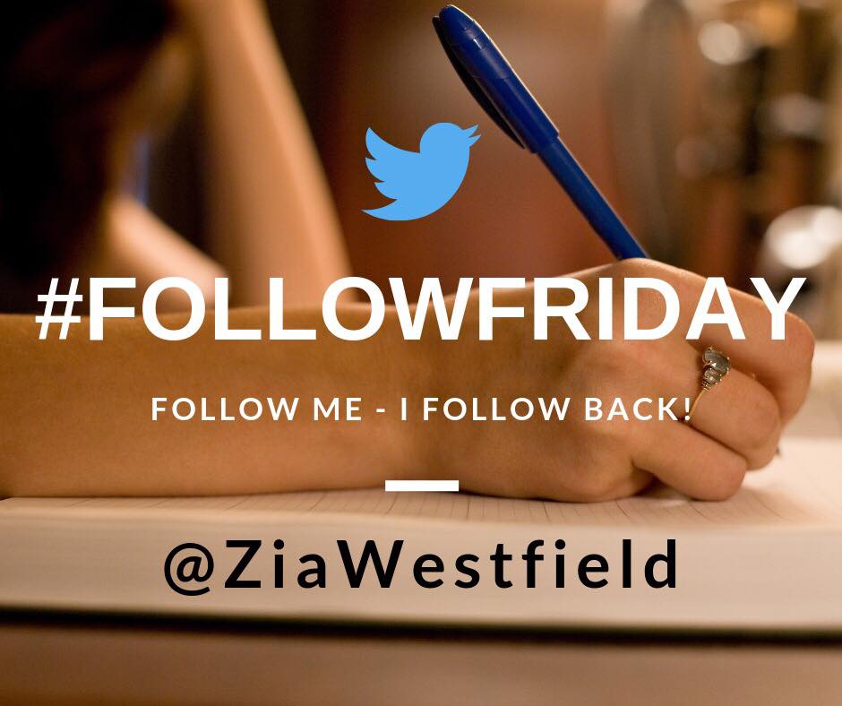 Happy FollowFriday everyone! Follow me, follow you...aha! #WritingCommunity WANT TO BE FEATURED ON MY BLOG? Let me know! DM me. I'd love to feature you! x ZiaWestfield.com #AltRead
