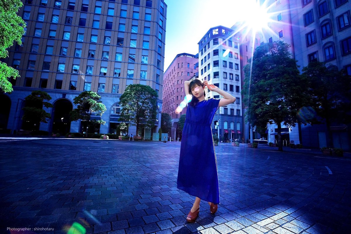 『未来さんの日本ブルー化計画🟦』 #水瀬未来 さん @chanmi_2017 #ポートレート #portrait #ポートレート撮影 #ファインダー越しの私の世界 #キリトリセカイ