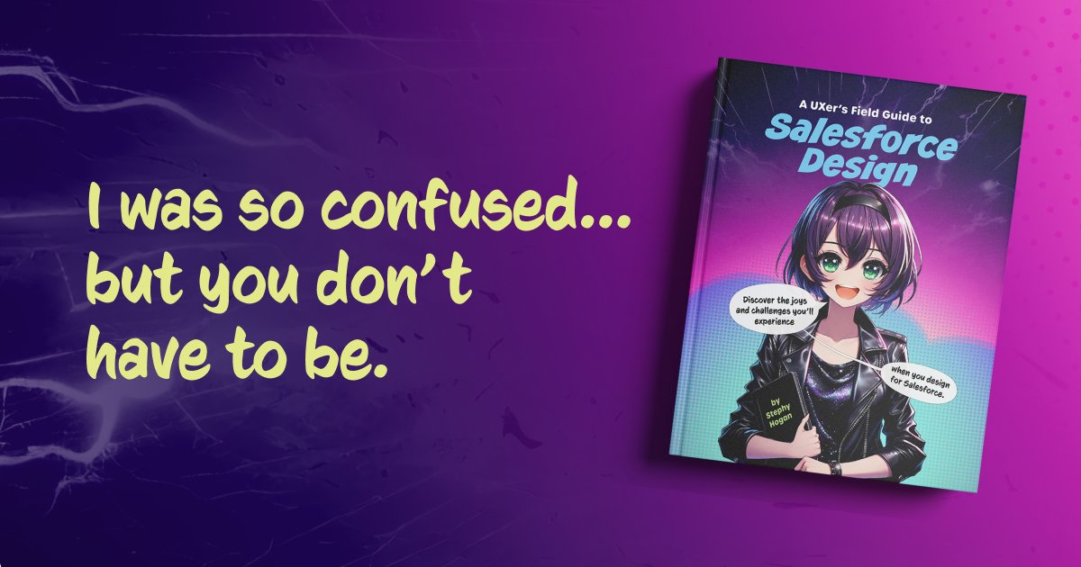 stephyhogan's tweet image. Sign up to get notified when the book releases, get a FREE CHAPTER, &amp;amp; 20% off. #salesforce #salesforcedesign #design #ux @salesforce @SalesforceBen @SalesforceAdmns 
a11yjam.ck.page/8c6bbae3bc