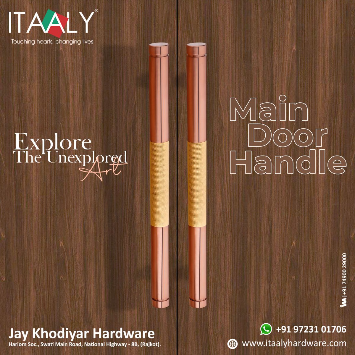 ibais_hardware's tweet photo. Jay Khodiyar Hardware (RAJKOT)
For enquiry via WhatsApp click:
https://t.co/FuQjeCLLqt
Mr. Bhavesh Asodariya - 97231 01706
#maindoorhandles #handlecollection #doorhandle #doorfitting #doorhardware #dooraccessories #hardwareupdates #architecturalhardware
.
@ibais_hardware https://t.co/VvjFZPHkvV