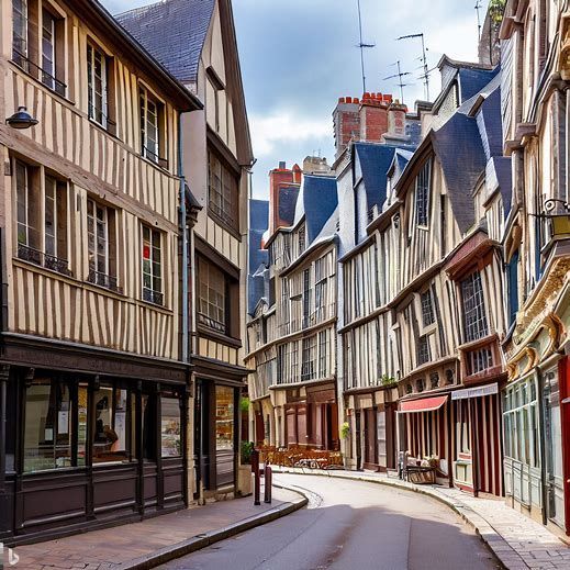 A street in the City of #Rouen 

 #France 🇨🇵 #travel #photo