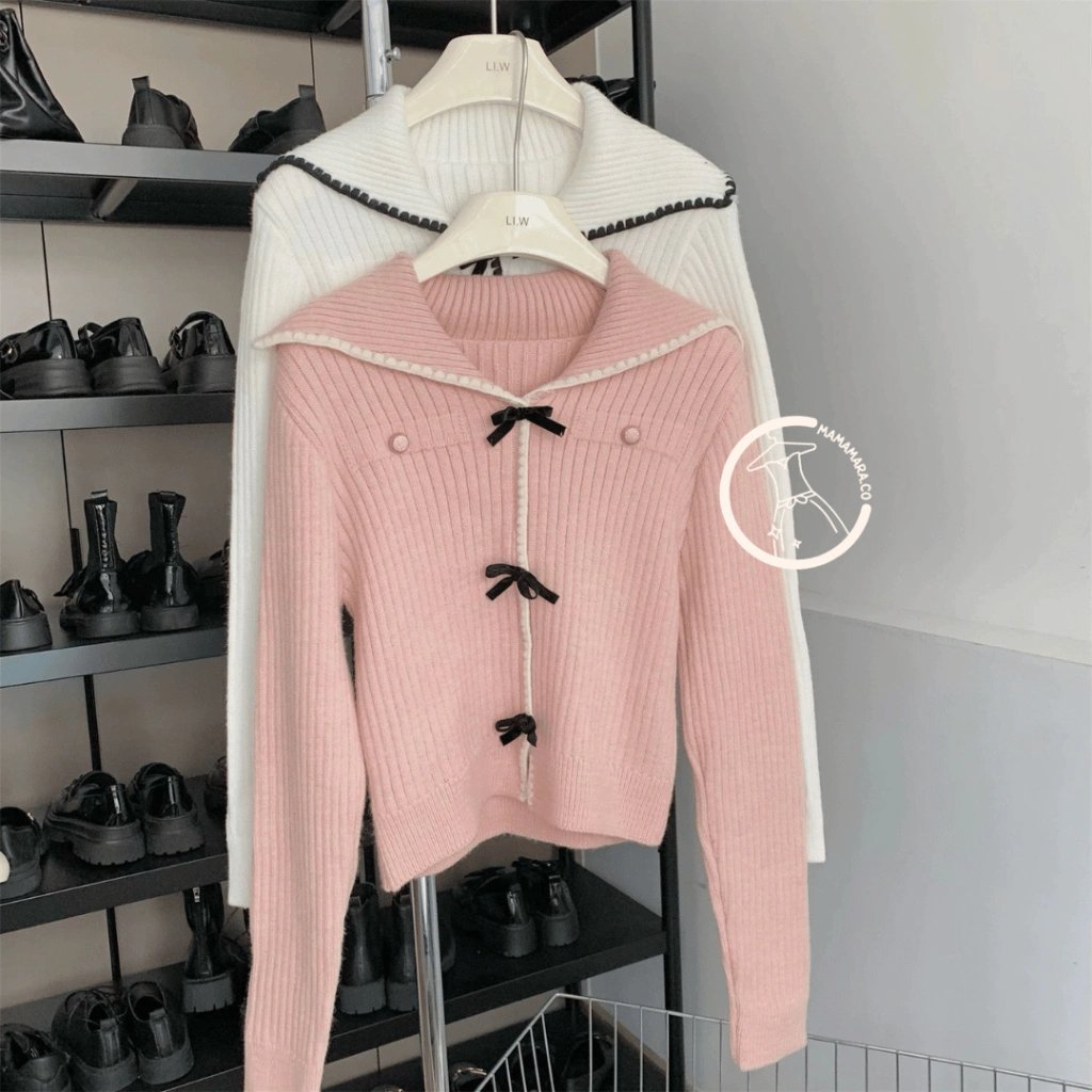 ─

N. cardigan sweater pita imut rajut knitwear korean style 

🌷 shope.ee/6zy4RPw7If