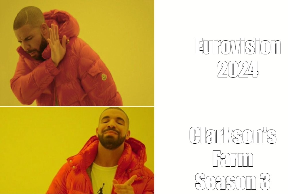 Not wrong

 #ClarksonsFarm #ClarksonFarm #ClarksonsFarmSeason3 #ClarksonsFarm3 #DiddlySquat #DiddlySquatFarm #EuroVision #Eurovision2024 #EurovisionSongContest #JeremyClarkson