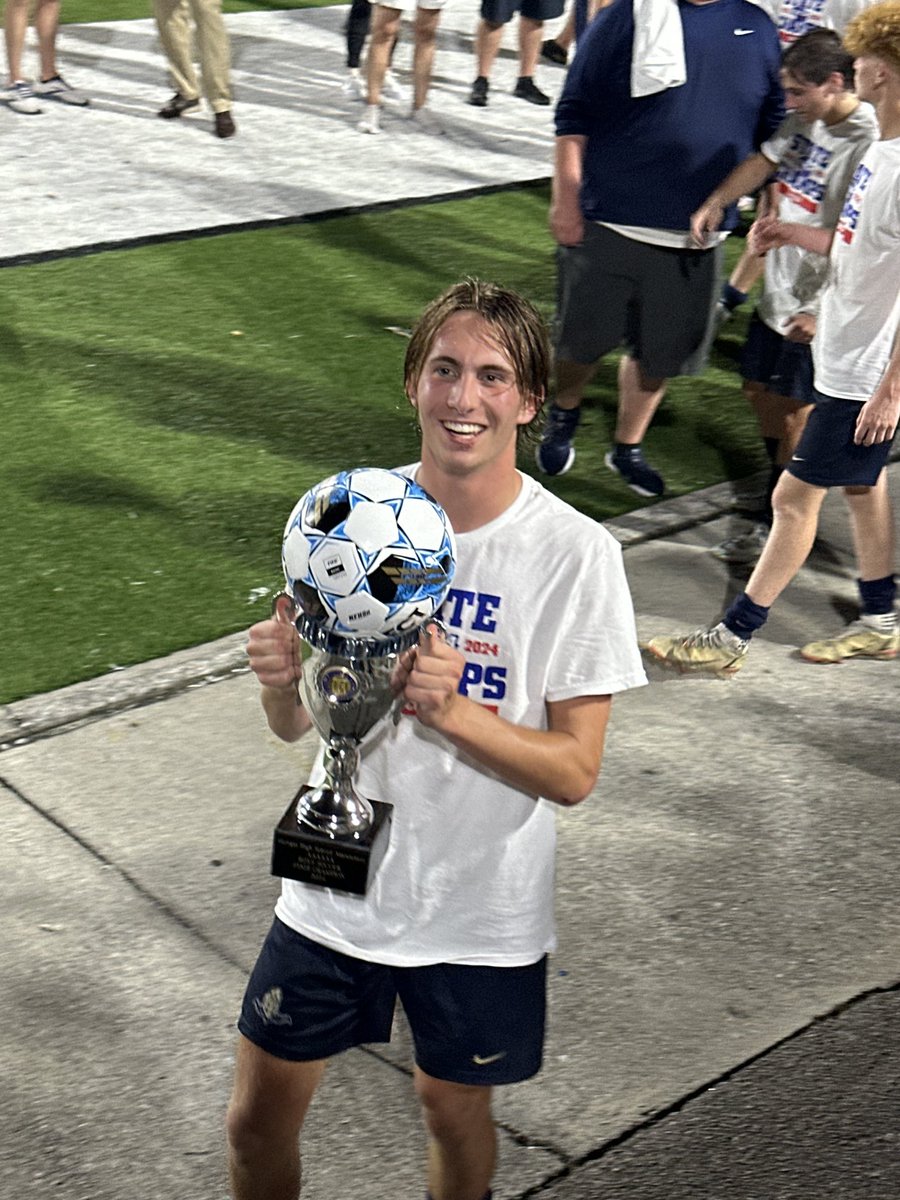 Mission accomplished.  #1 in the state, #1 in the nation.  Amazing journey🏆#riverridge #soccer