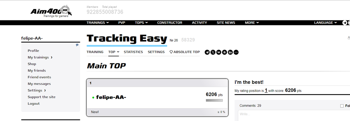 achievement pessoal. no aguardo de qualquer atirador de balao tentar tirar.. <a href="/rhythmfps1/">✦ RhythmSSJ</a>