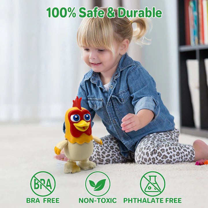 🐔 Meet Bartolito, the Dancing Chicken! 🎤 🎶 3 Fun Songs | 🌟 Safe & Durable | 🎓 Skill Development 👶 Adorable, Educational, and Full of Joy! 👉 Click the link in the bio to buy now! #fyp #EducationalToys #DancingChicken #EarlyLearning #musicaltoys