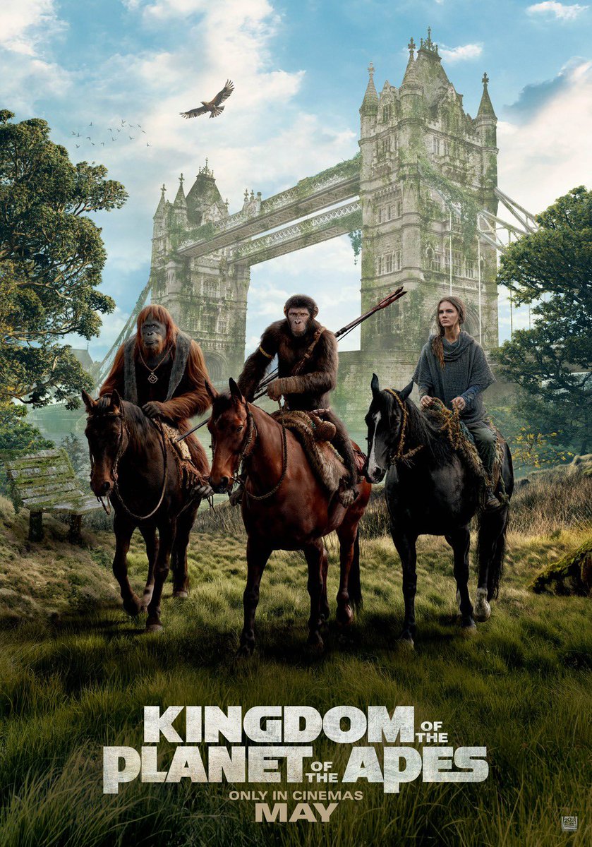 ‘KINGDOM OF THE PLANET OF THE APES’ debuts with a 81% audience score on Rotten Tomatoes 🍅 Read our review: bit.ly/KingdomTHH