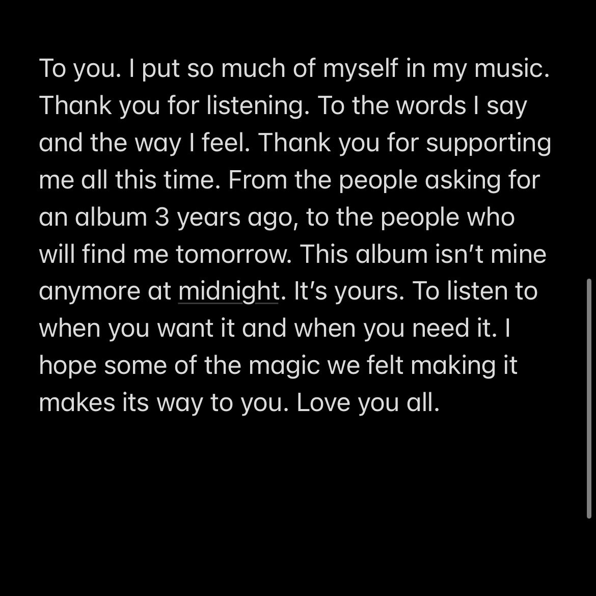 EVERYTHING AND NOTHING OUT NOW