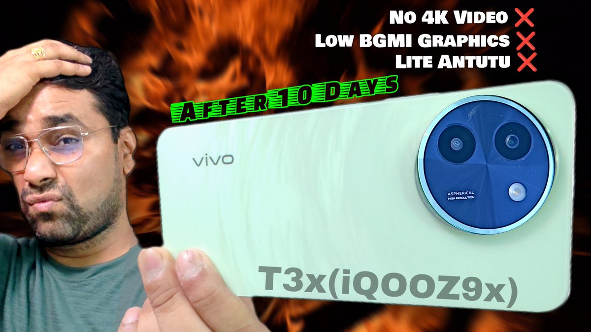 Vivo T3x 5g (iQOO Z9x) Honest Review After 10 Days Big Problem Must Watch Before Purchase ❌
#VivoT3x #iQOOZ9x
youtu.be/jZ6Rth7zjsA