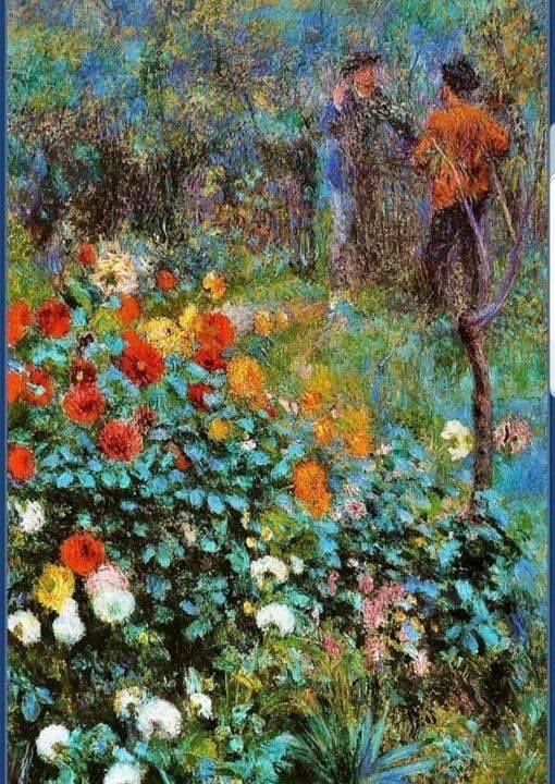 Pierre Auguste Renoir (1841-1919) Argel, el jardín del Ensayo 1885.