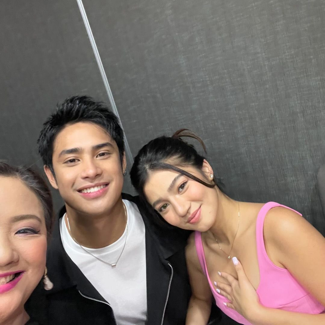 IG |. @.christinebbabao shared a photo with Donny Pangilinan and Belle Mariano! HAPPY DONBELLE DAY #DonnyPangilinan | #BelleMariano #DonBelle | #CantBuyMeLove #DonBelleDay