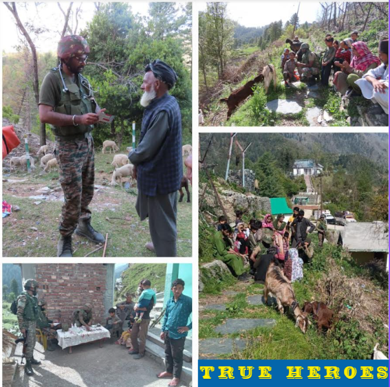 #IndianArmy, the #trueheroes, conducted a medical drive in remote villages of #Rajouri, providing healthcare & advisories to the Gujjar and Bakkarwals community.  #AwamKiFauj #JammuKashmir #veerokibhoomi #badaltajammukashmir