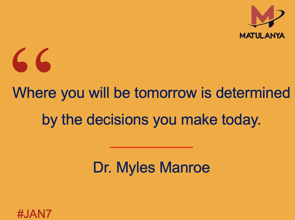 MatulanyaLTD's tweet image. Every decision, every effort counts towards building the tomorrow we envision. #FutureFocused #CreateTomorrow