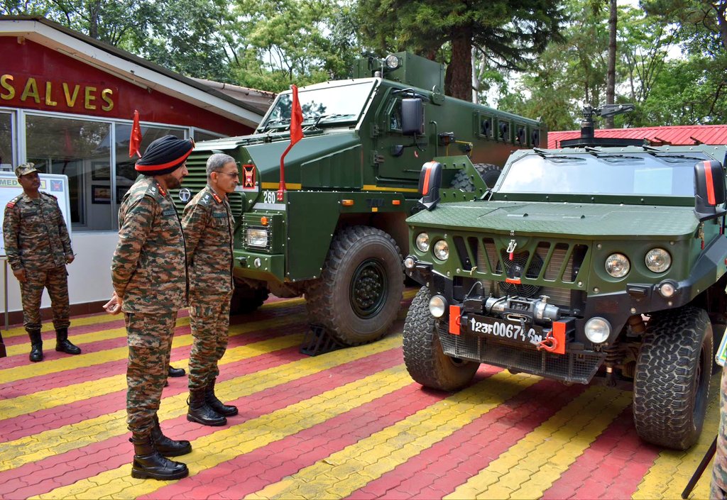 TATA QRFV with MAHINDRA ALSV in Northeast Sector at forward base of the Indian Army 🇮🇳