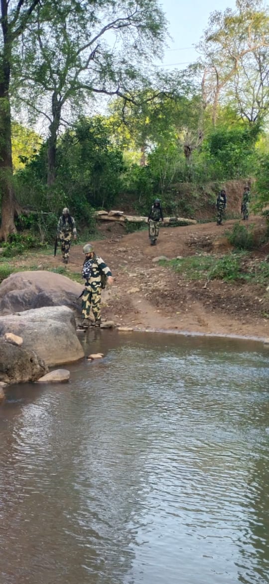 'Stepping cautiously: Defending against hidden threats in Odisha's dense wilderness.' #BSF #FirstLineofDefence #BSFOdisha