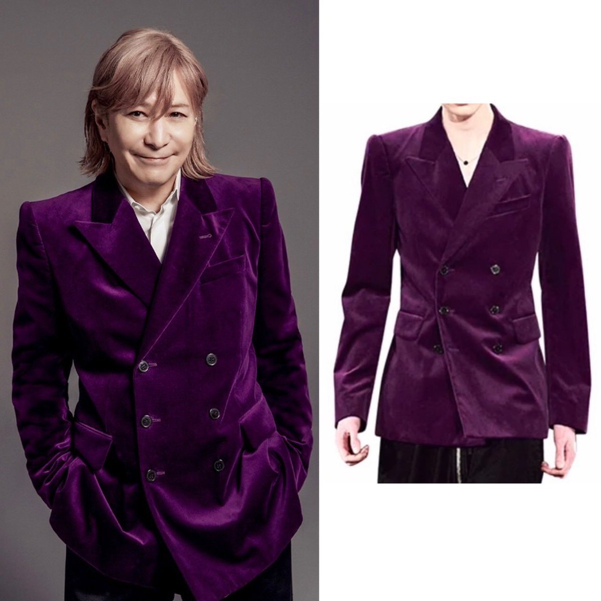 TKcostume's tweet image. Jacket
DRIES VAN NOTEN

2024.5.10
billboard LIVE TOKYO サイトより

小室哲哉 TK SONG MAFIA #1～4 開催‼️　　　　
6/7(金)•8(土)①17:00/②20:00
billboard-live.com/pg/shop/show/i…

#小室哲哉 
#TetsuyaKomuro
#billboard 
#Tecci𓀠 
#こむスケ
#てっち衣装部
🤵‍♀️