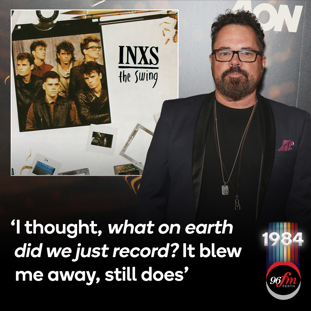 INXS' @Andrew_Farriss joined us this morning to close-out our series on 1984 - the year they released The Swing... and everything changed | 🎧 Listen here! >> bit.ly/3y6CRpi #clairsyandlisa @INXS #1984 #perth #80s #music #podcast