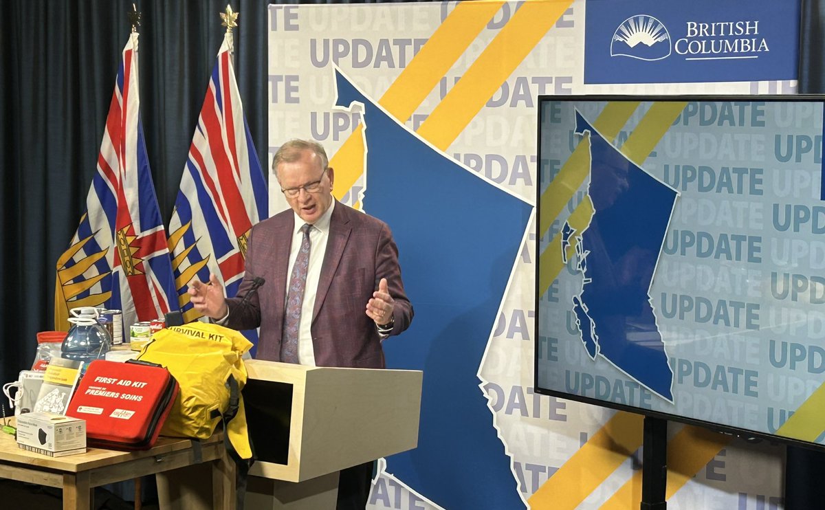 Today, I introduced the updated @BCGovFireInfo app as part of our seasonal hazards update. I encourage everyone to download the app for the most up-to-date information on wildfires, burn restrictions, evacuation alerts, road conditions and more.