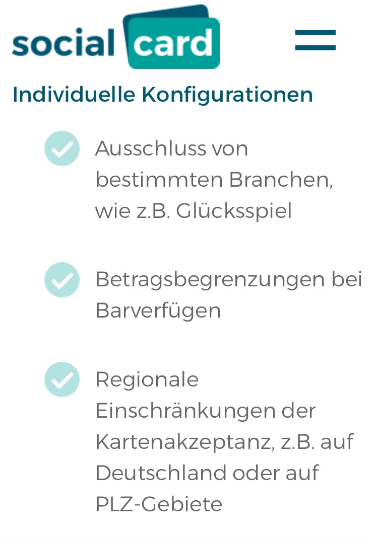 Die #Bezahlkarte könnte Pull-Effekte für Migration verringern, aber auch Einstieg in eine #CBDC sein. Interessant ist, dass sie 'Social Card' heißt und 'Leistungsempfänger' insgesamt die Zielgruppe sind. Die Bezahlfunktion ist in Bezug auf Ort und Zweck etc. konfigurierbar.