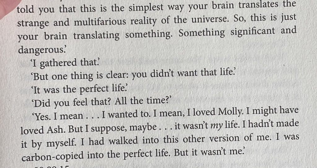 the MV reminds me of this book I read because I heard Namjoon read it 😂 

and also this quote esp screams 'right place, wrong person'

spoiler ahead: 

'.... I had walked into this other version of me. I was carbon copied into the perfect life. But it wasn't me'