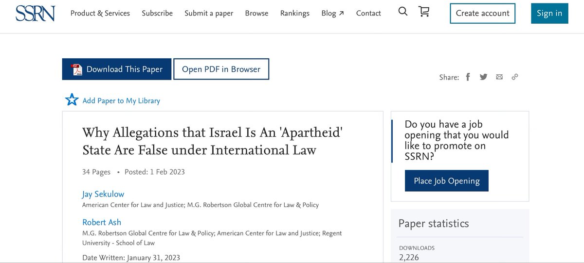 @_ZachFoster @ICAHD @UNESCWA @YeshDin @AdalahCenter @btselem @hrw @fidh_en @alhaq_org “It’s not apartheid” (2 million Israeli Arabs l 2023/4)

papers.ssrn.com/sol3/papers.cf…