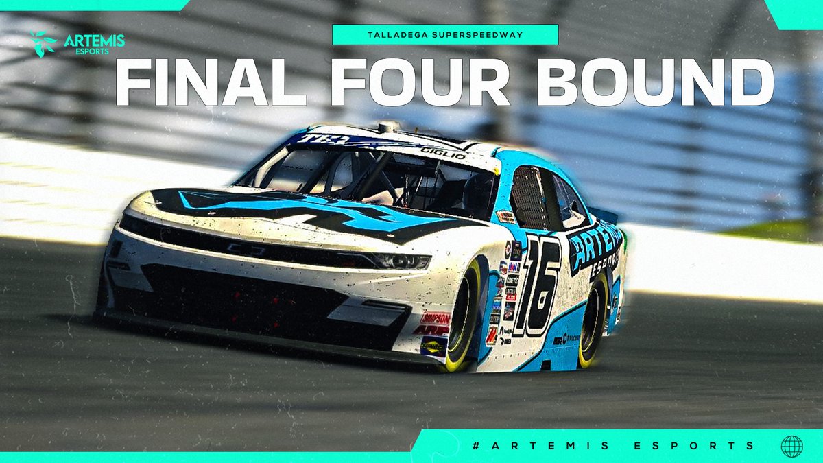 [#ARTEMISiR]

FINAL! FOUR! BOUND! @BlakeGiglio1 SURVIVES THE LAST LAP CHAOS TO SECURE HIS 3RD FINAL FOUR APPEARANCE ACROSS 3 DIFFERENT SERIES!! He is #OnTheHunt For Those Crowns, and we Can't Wait To Hopefully See 'em on His Head! 👑🏹