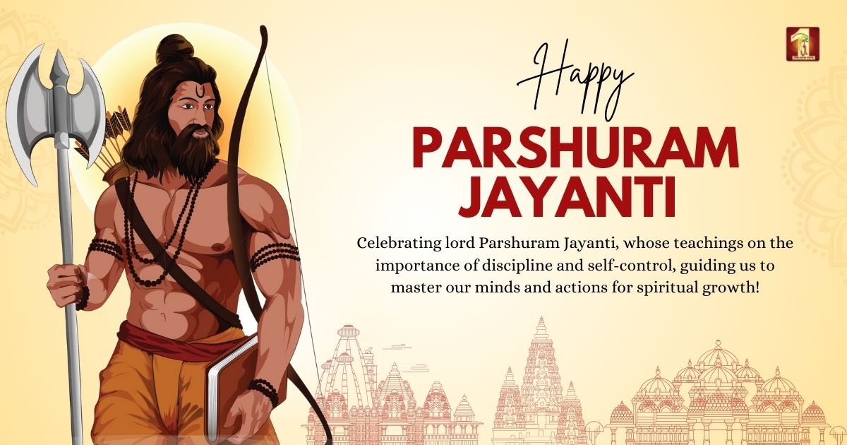 पराक्रम के धनी, सत्य के धारक, शास्त्र और शस्त्र में सर्वश्रेष्ठ, भगवान श्री परशुराम जी की जयंती के शुभ अवसर पर सभी को बधाई। इस शुभ अवसर पर हम सब अपने जीवन में भक्ति की शक्ति को अपनाएं, धर्म की पालना करें व अपने जीवन में भगवान परशुराम के सिद्धांतों को अपनाएं। #ParshuramJayanti