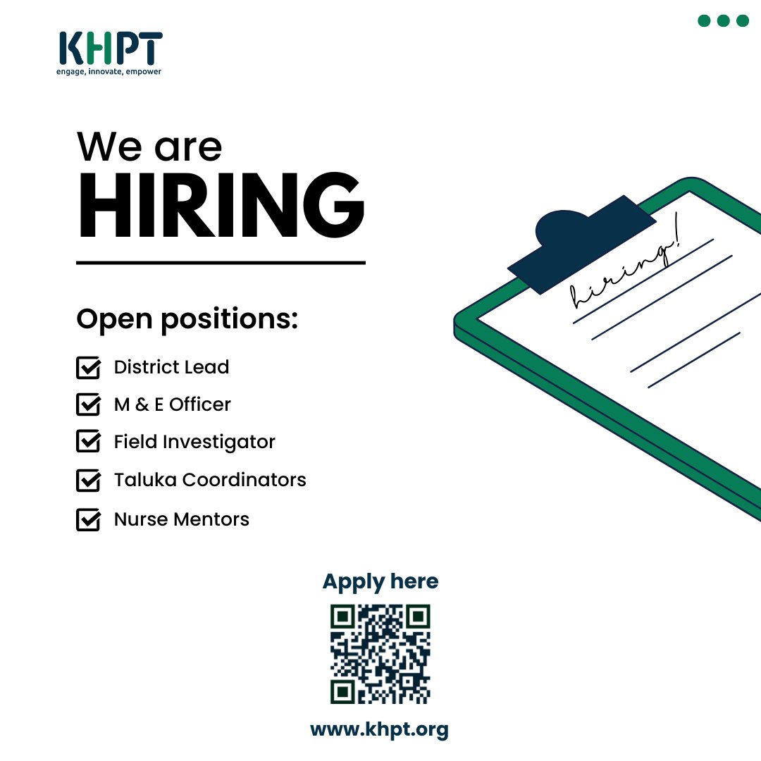🚨 Job Alert! We are hiring for multiple positions. Visit our website to apply: khpt.org/work-with-us/ 𝑷𝒍𝒆𝒂𝒔𝒆 𝒍𝒊𝒌𝒆, 𝒄𝒐𝒎𝒎𝒆𝒏𝒕 𝒂𝒏𝒅 𝒔𝒉𝒂𝒓𝒆 𝒕𝒉𝒊𝒔 𝒑𝒐𝒔𝒕 𝒕𝒐 𝒉𝒆𝒍𝒑 𝒖𝒔 𝒔𝒑𝒓𝒆𝒂𝒅 𝒕𝒉𝒆 𝒘𝒐𝒓𝒅. 𝑻𝒉𝒂𝒏𝒌 𝒚𝒐𝒖! #hiringnow #khpt4change