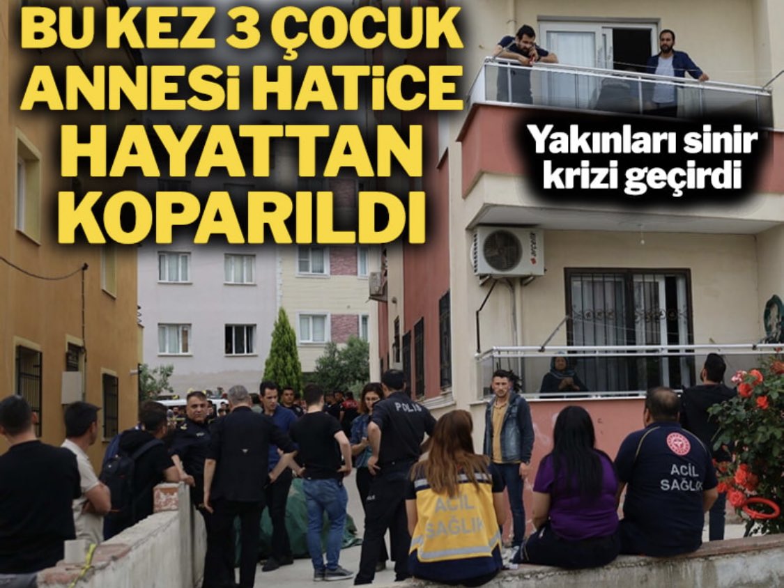 Dünleri, bu günleri ve yarınları yok edilen üç çocuk daha😢

Manisa’nın Turgutlu ilçesinden 39 yaşındaki Hatice Ebem, eşi Mirza Ali Ebem  (48) tarafından bıçaklanarak katledildi. 

İyi hal duruşmasına hazır olun!