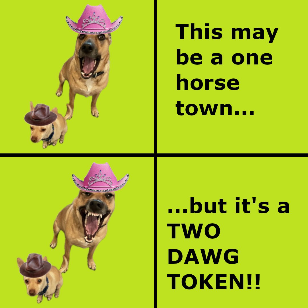 TwoDawgToken's tweet photo. We just launched on https://t.co/c6BvbxoOQ4 today!  Daily videos of us wrestling starting tomorrow...planning for a wager pool to bet on who the winner is in each?!
@pumpdotfun $WIF $MYRO $DUKO $SAMO  $DOGE $SHIB $FLOKI $BONK $CORGI $KIMBO $BYTE $ADA $BORK https://t.co/1G8VPhGZtZ